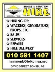 Briggs & Stratton Hire
