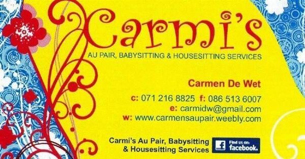 Carmi'S Au Pair, Babysitting & House Sitting Services