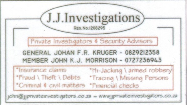 J.J.PRIVATE INVESTIGATORS