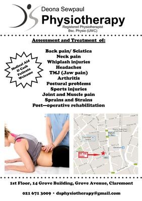 Deona Sewpaul Physiotherapy