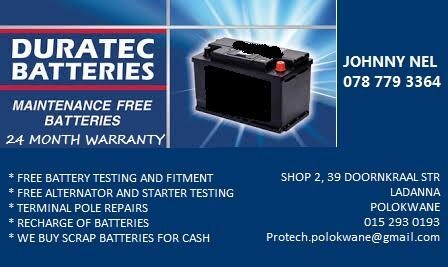 Duratec Batteries Polokwane