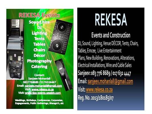 REKESA Events and Construction Management