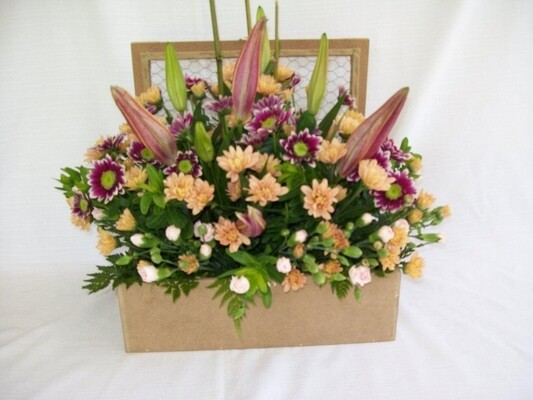 Gift and flower basket