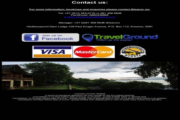 Hartebeespoort Dam Lodge