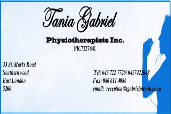 Tania Gabriel Physiotherapists