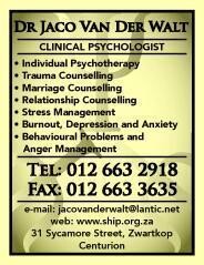 Van Der Walt Jaco Dr