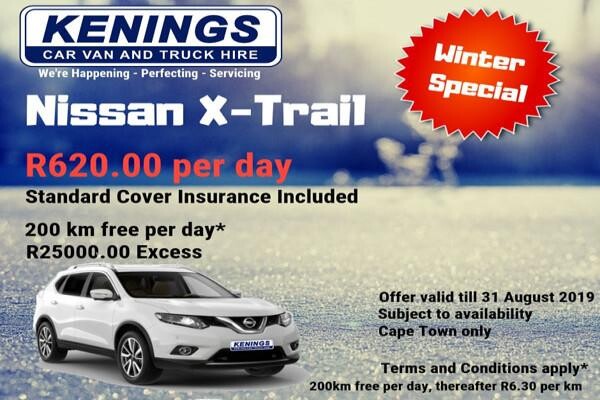 Kenings Car Van & Truck Hire