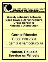 Rheeder Transport (Pty) Ltd
