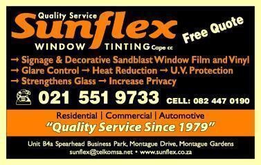 Sunflex Window Tinting (Cape) CC