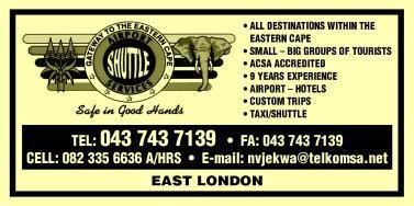 Gateway To The Eastern Cape Airport Shuttle Services