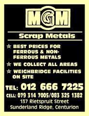 M G M Scrap Metal