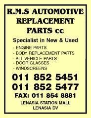 R M S Automotive Replacement Parts CC