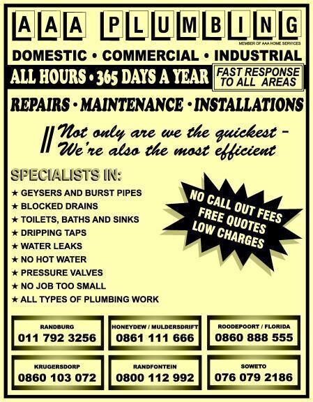 A A A Plumbing