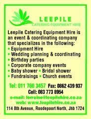 Leepile Events & Hiring Pty Ltd