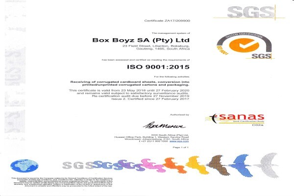 Box Boyz SA (Pty) Ltd