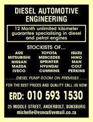 Diesel Automotive Engineering