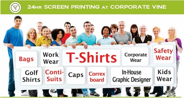 Corporate Vine Branding (Printing & Embroidery)