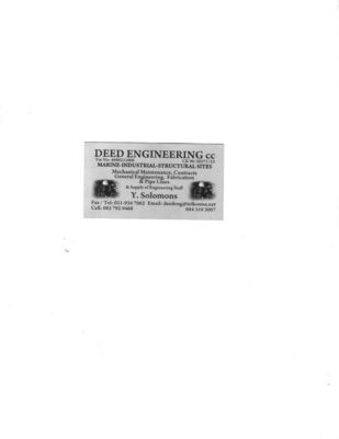 DEED ENGINEERING CC