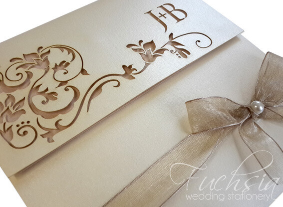Fuchsia Wedding Stationery Design