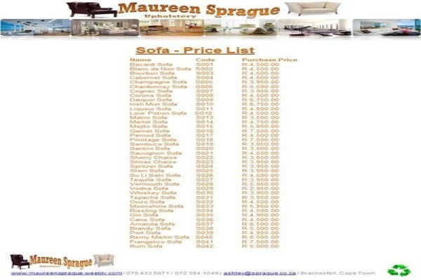 Maureen Sprague Upholstery
