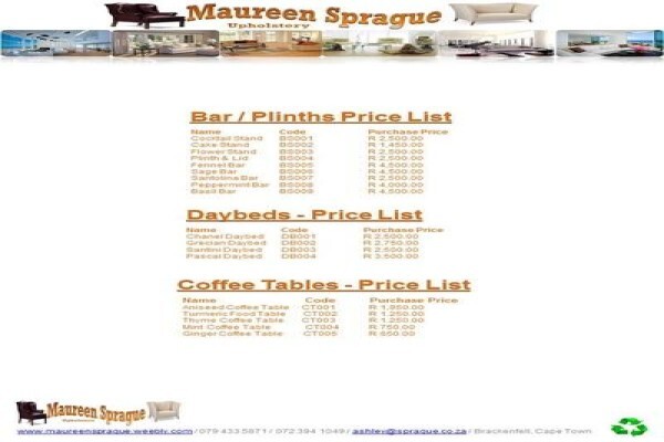 Maureen Sprague Upholstery