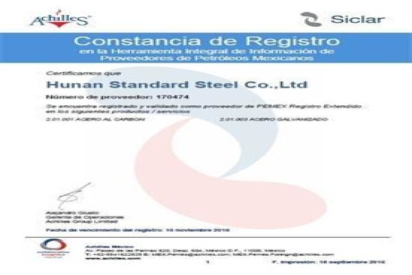 Hunan Standard Steel Co.,Ltd.