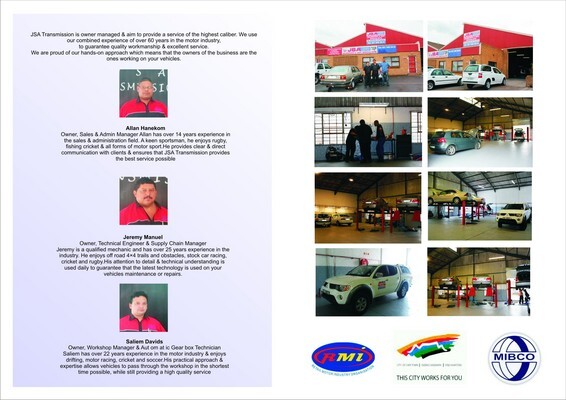 JSA TRANSMISSION & AUTOMOTIVE CONSULTANTS