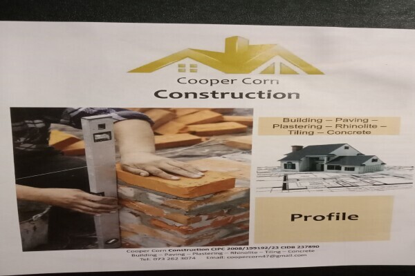 COOPER-CORN CONSTRUCTION CC