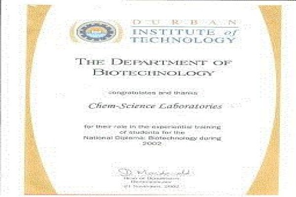 ChemScience Laboratories (Pty) Ltd