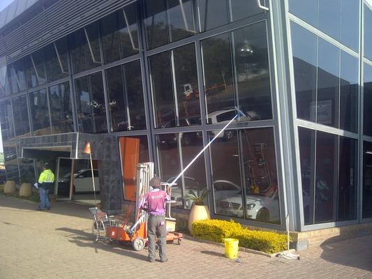 Alde window cleaning