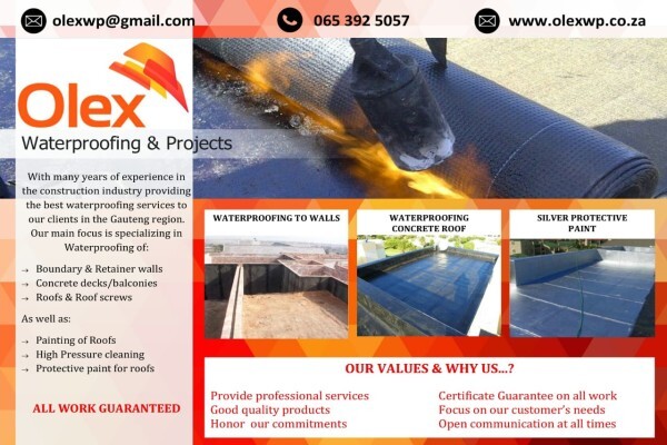 Olex Waterproofing & Projects
