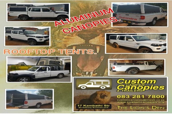 Custom canopies & Trailers