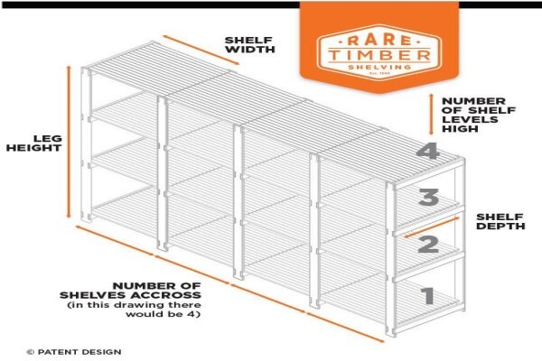 Rare Timber Shelving