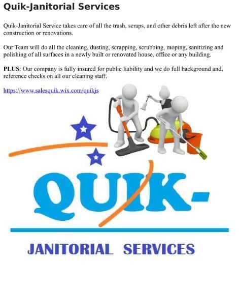Quik-Janitorial Services (Pty) Ltd