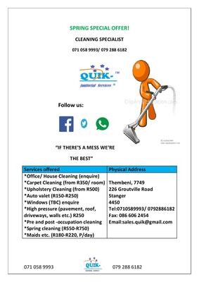 Quik-Janitorial Services (Pty) Ltd