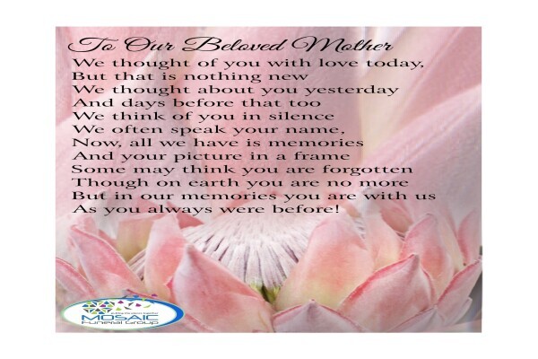 Mosaic Funeral Group - Amanzimtoti