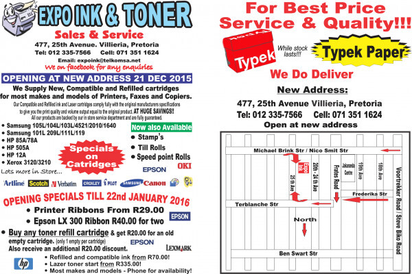 Expo ink & toner
