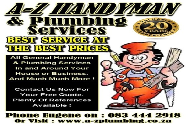 A-Z  Handyman - Plumbing - Renovations