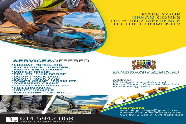 Dump Truck, Excavator, TLB, Grader Training Courses