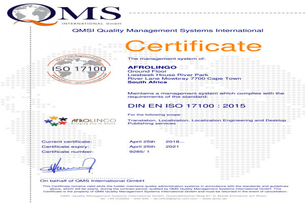 AfroLingo Translation Services Company