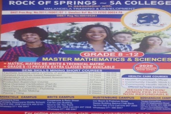 Rock Of Springs College