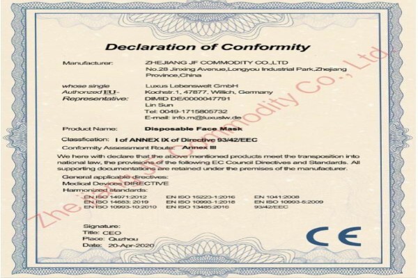 Zhejiang JF Commodity Co.,Ltd