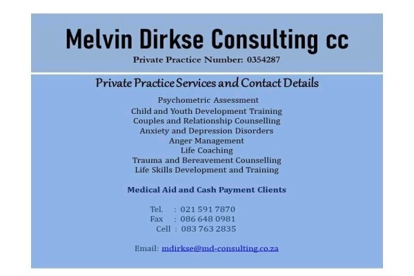 Melvin Dirkse Consulting cc