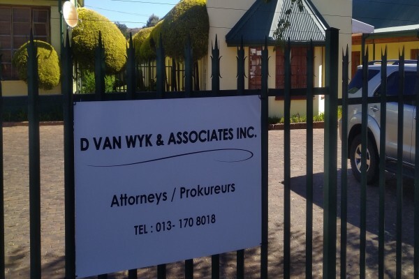 D Van WYK & Associates INC