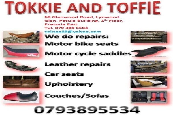 Tokkie & Toffie Tailors Auto Trimmers & Ulphostery Services