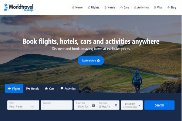 World Travel Bookings