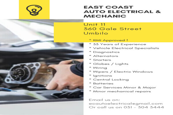 EAST COAST AUTO ELECTRICAL CC.