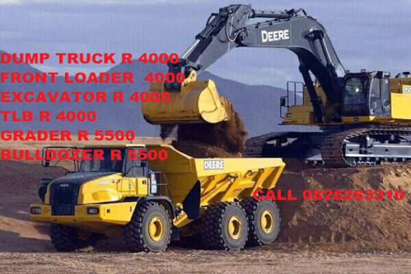 EXCAVATOR, TLB, DUMP TRUCK TRAINING