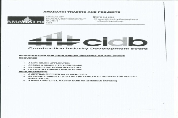 AMANATHI TRADING AND PROJECTS