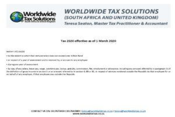 Worldwide Tax Solutions